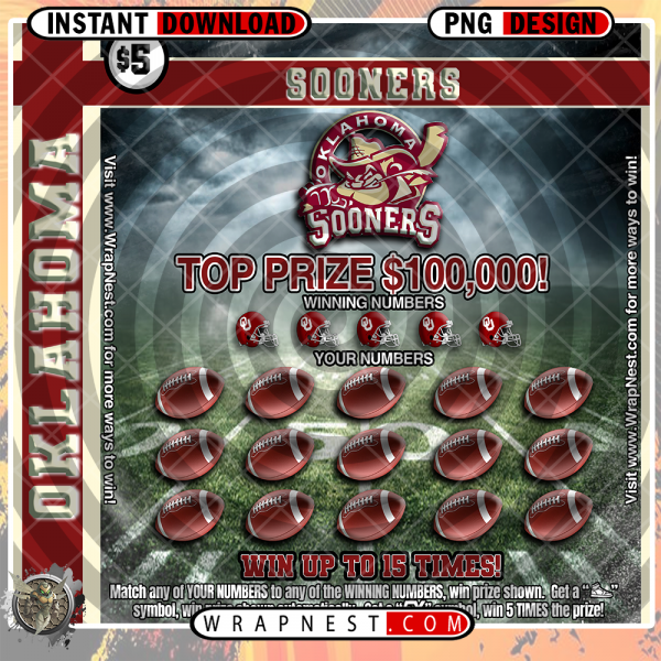 OKLAHOMA SCRATCH OFF WRAP