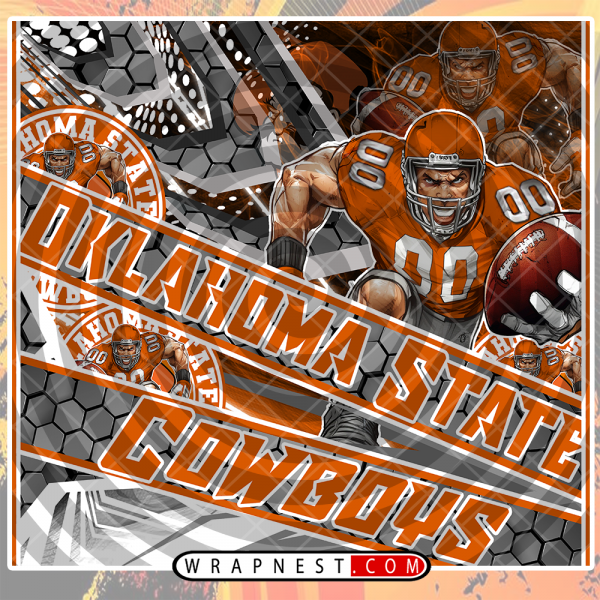 OKLAHOMA STATE FATHEAD v2 WRAP