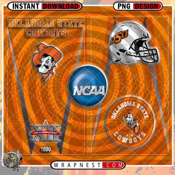 OKLAHOMA STATE TEAM LOGO WRAP