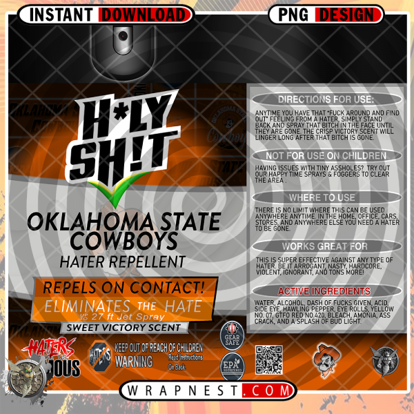 OKLAHOMA STATE HOLY SH*T WRAP