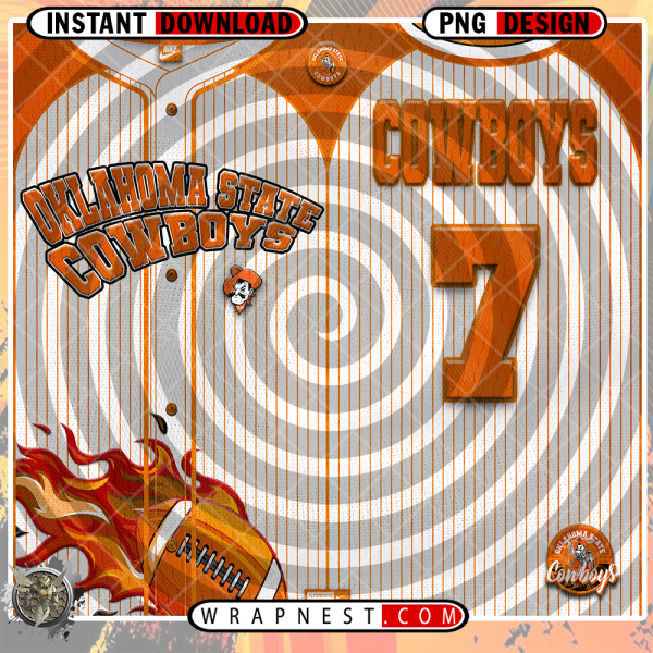 OKLAHOMA STATE TEAM BUTTON-UP WRAP