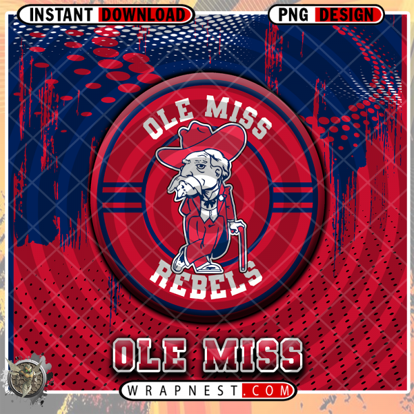 OLE MISS DOT LOGO WRAP