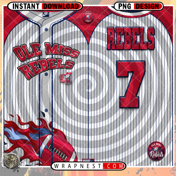 OLE MISS TEAM BUTTON-UP WRAP