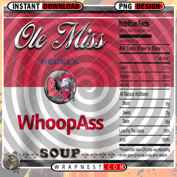 OLE MISS WHOOPASS WRAP