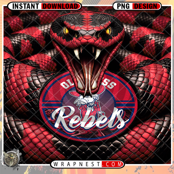 OLE MISS SNAKE WRAP