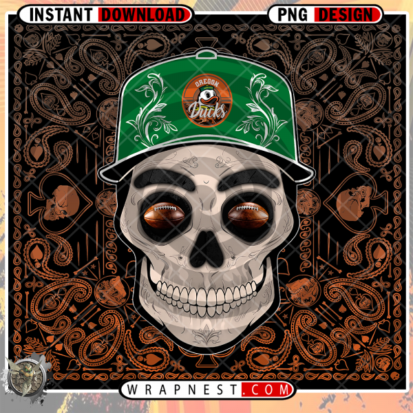 OREGON SKULL HANDKERCHIEF WRAP