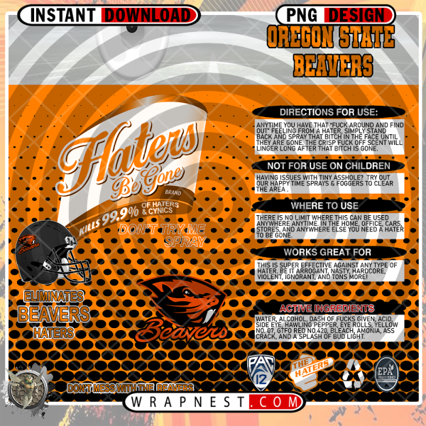 OREGON STATE HATERS BE GONE WRAP