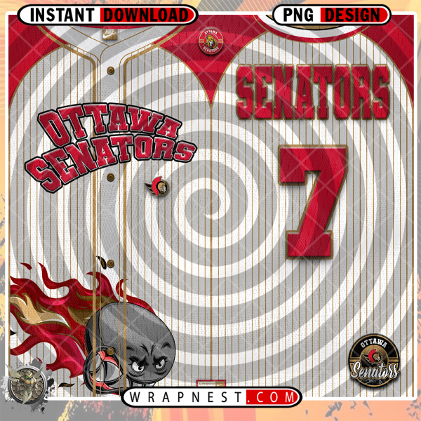 SENATORS TEAM BUTTON-UP WRAP