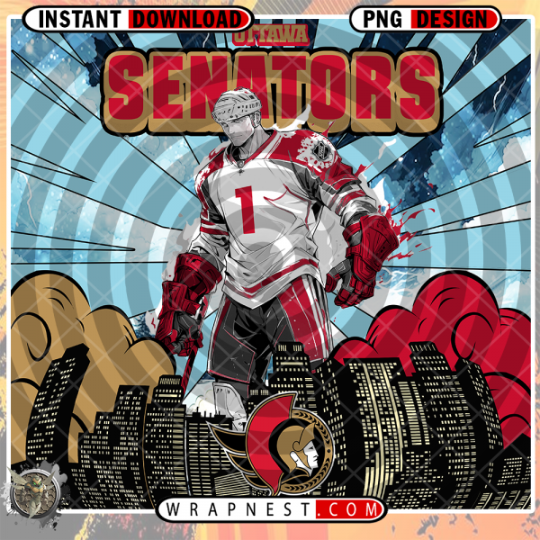 SENATORS COMIC BOOK STYLE WRAP