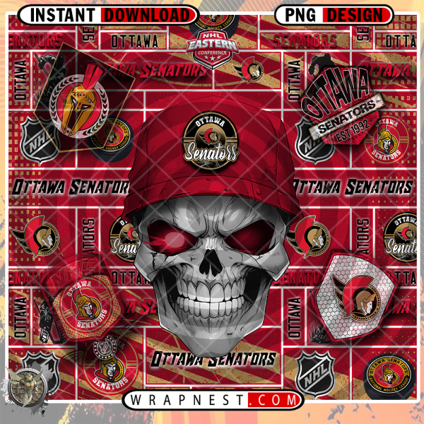 SENATORS SKULL WRAP