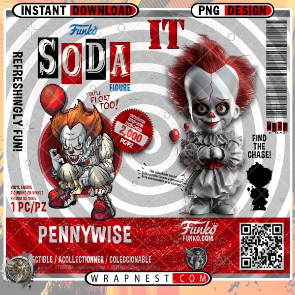 PENNYWISE FUNKO SODA WRAP