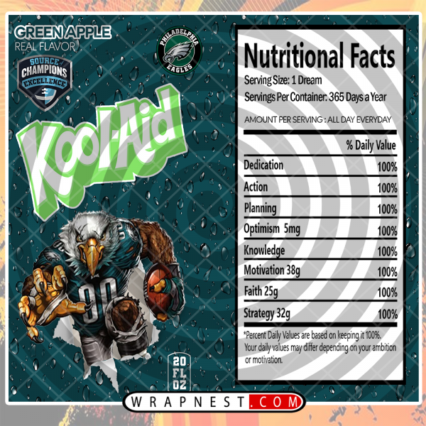 EAGLES KOOL-AID WRAP