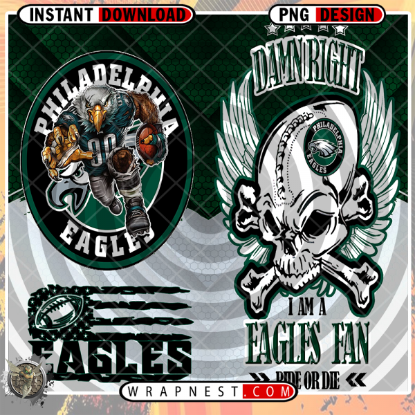 EAGLES SKULL WRAP