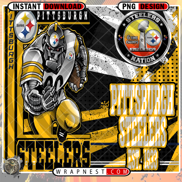 PITTSBURGH MASCOT WRAP