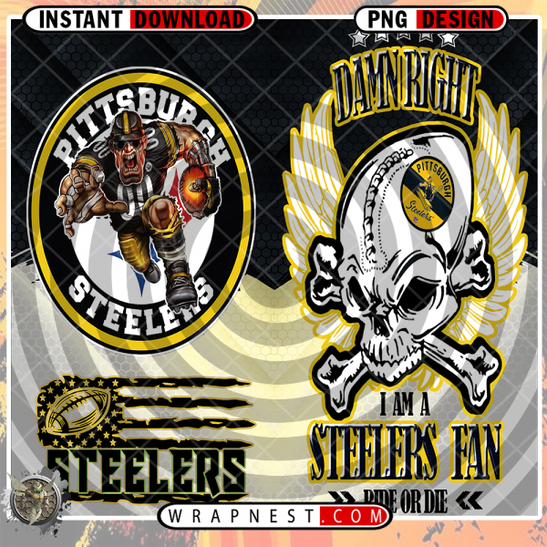 STEELERS SKULL WRAP