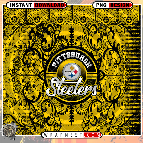 STEELERS LACE & LOGO WRAP