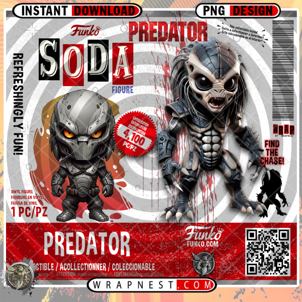 PREDATOR FUNKO SODA WRAP