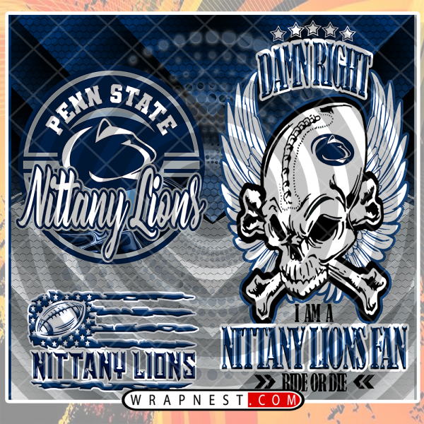 PENN STATE SKULL WRAP