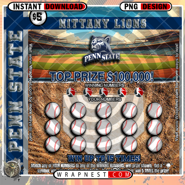 PENN STATE SCRATCH OFF WRAP