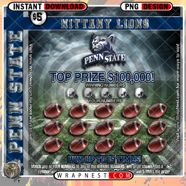 PENN STATE SCRATCH OFF WRAP