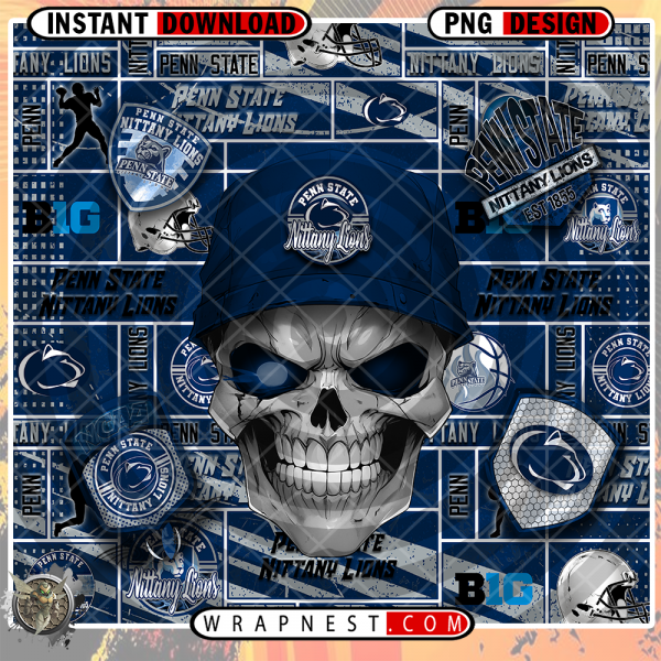 PENN STATE SKULL WRAP