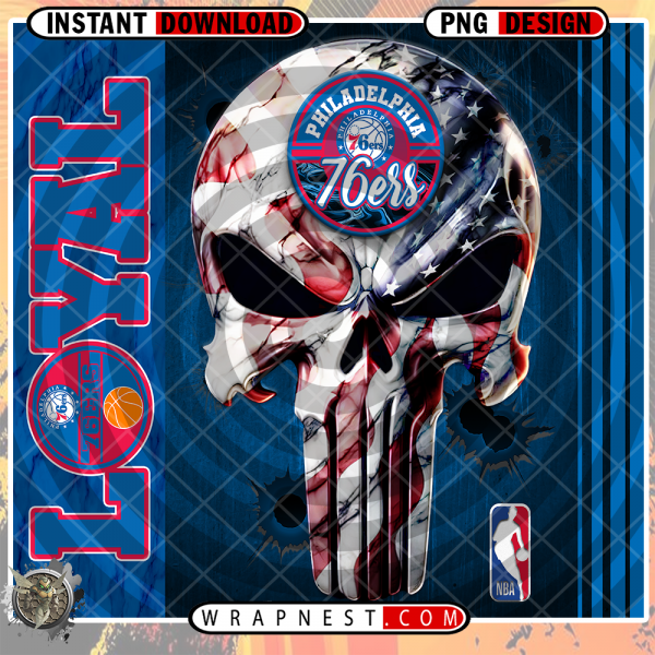 76ERS LOYAL WRAP