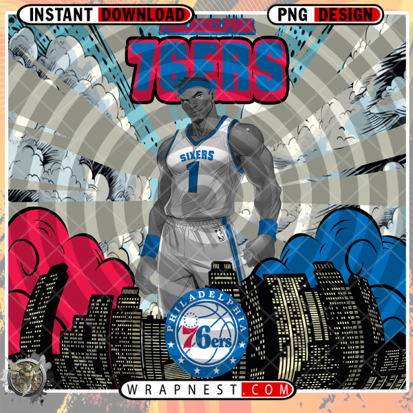76ERS COMIC BOOK STYLE WRAP