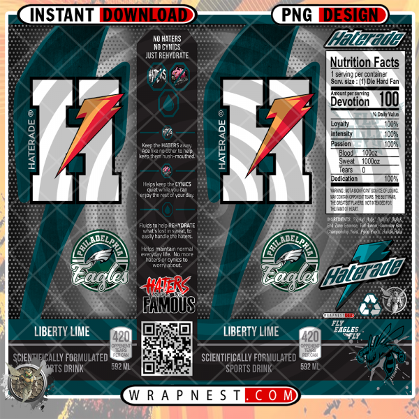 EAGLES HATERADE WRAP