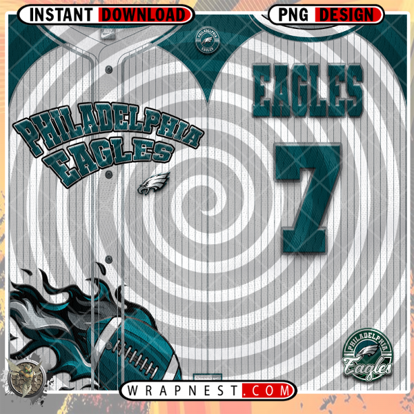 EAGLES TEAM BUTTON-UP WRAP