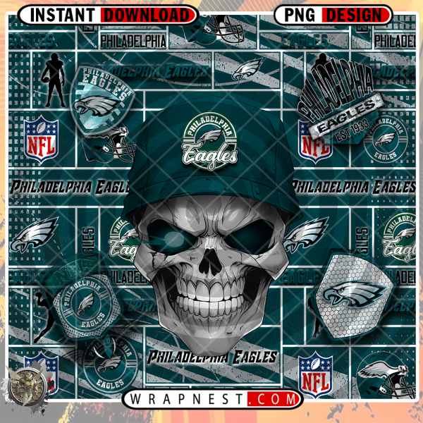 EAGLES SKULL WRAP