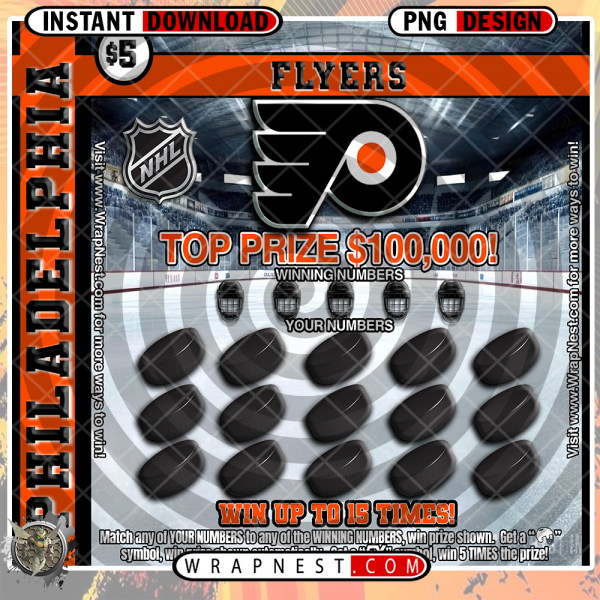 FLYERS SCRATCH OFF WRAP