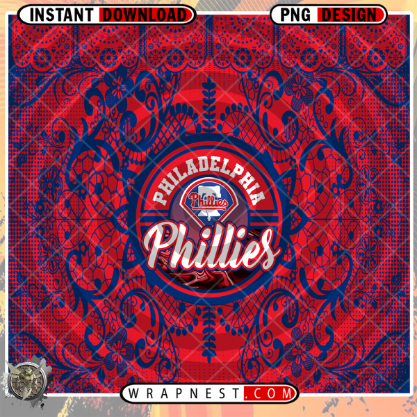 PHILLIES LACE & LOGO WRAP