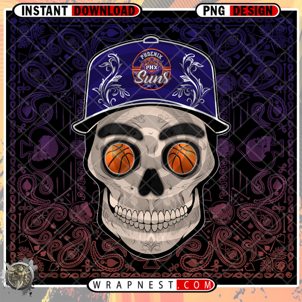 SUNS SKULL HANDKERCHIEF WRAP