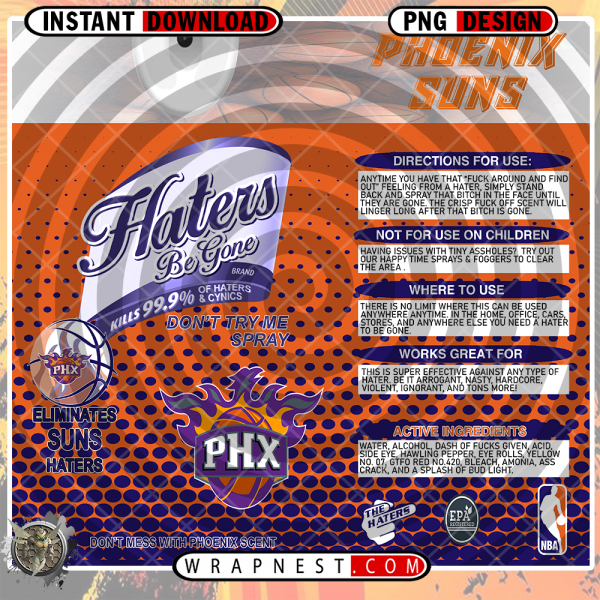 SUNS HATERS BE GONE WRAP
