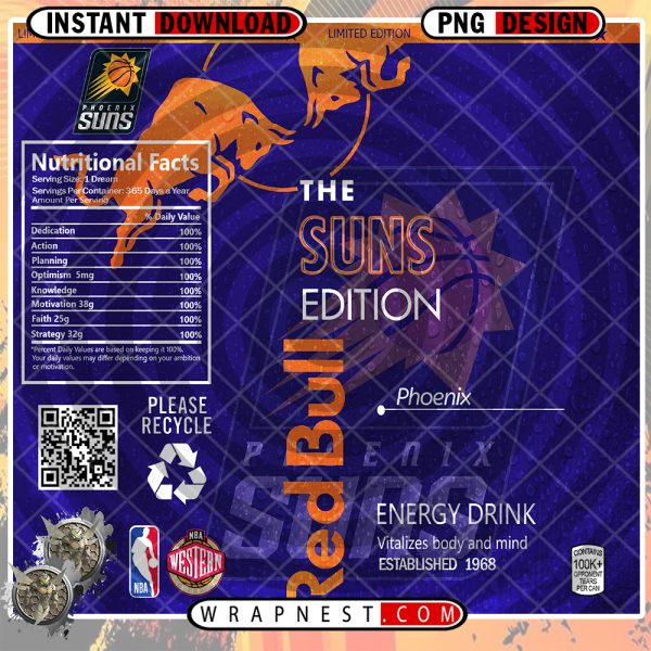 SUNS RED BULL WRAP
