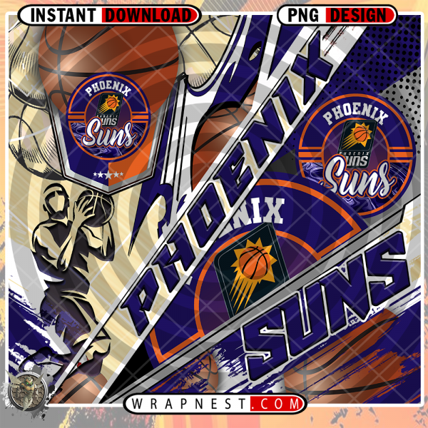 SUNS SILHOUETTE WRAP