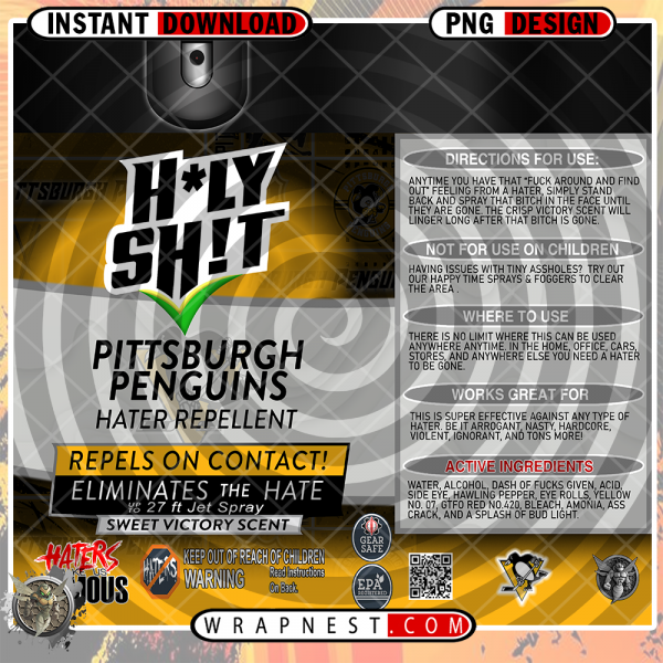 PENGUINS HOLY SHIT WRAP
