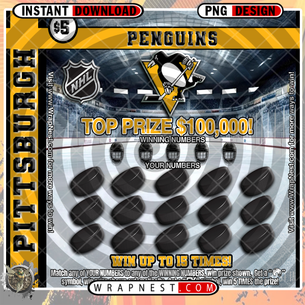 PENGUINS SCRATCH OFF WRAP