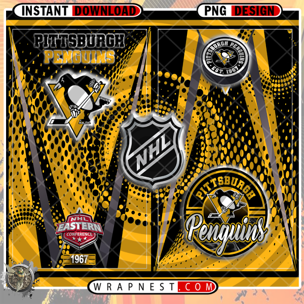 PENGUINS TEAM LOGO WRAP