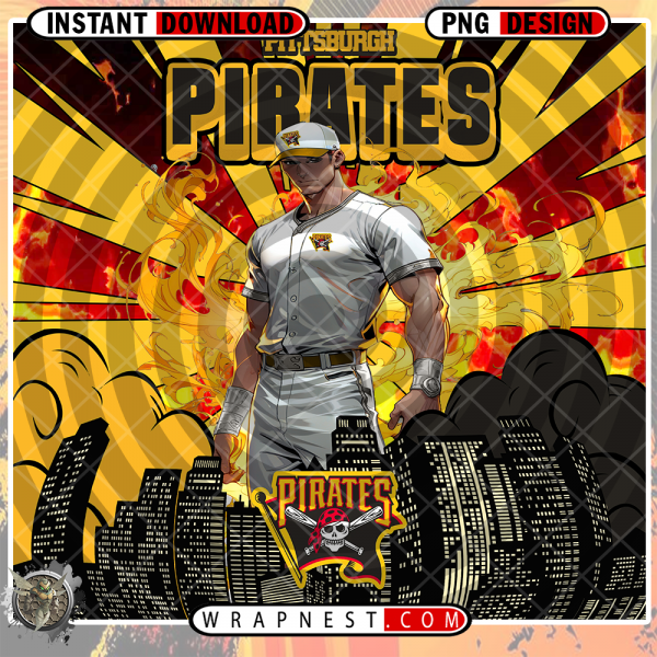 PIRATES COMIC BOOK STYLE WRAP