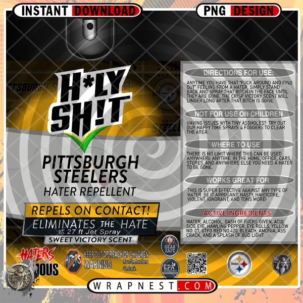 STEELERS HOLY SHIT WRAP