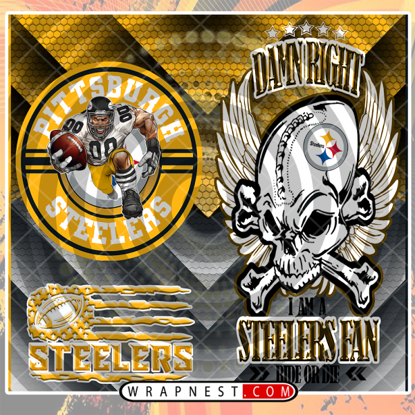 STEELERS SKULL WRAP