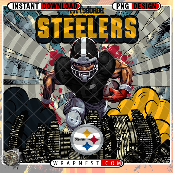 STEELERS COMIC BOOK STYLE WRAP