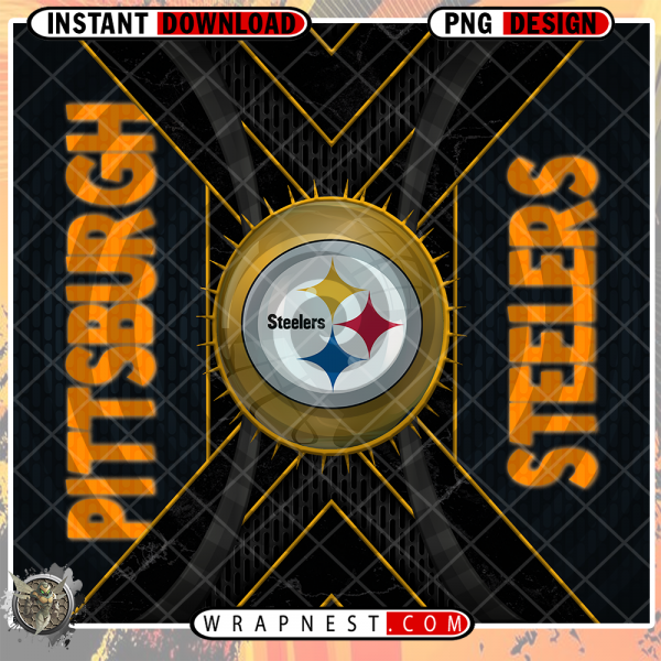STEELERS METAL GRATING WRAP