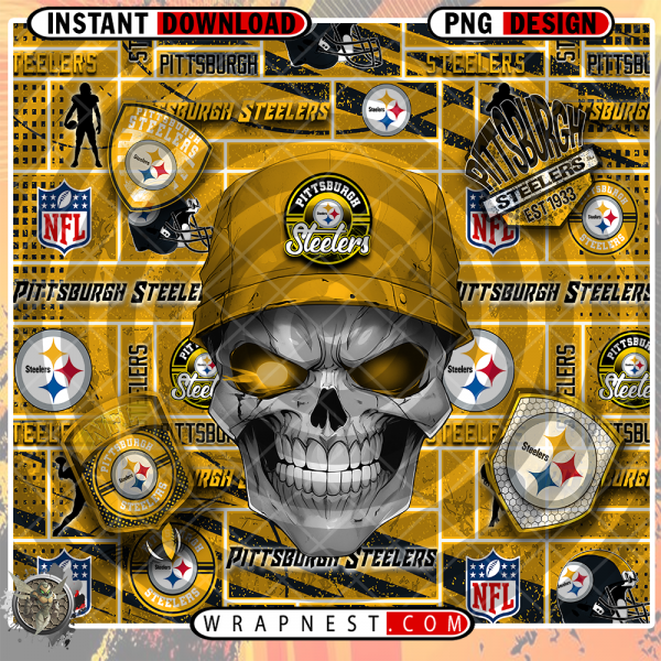 STEELERS SKULL WRAP