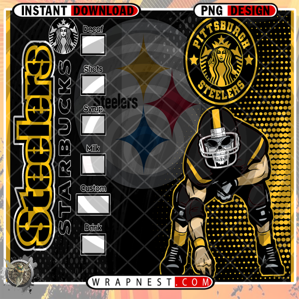 STEELERS STARBUCKS WRAP