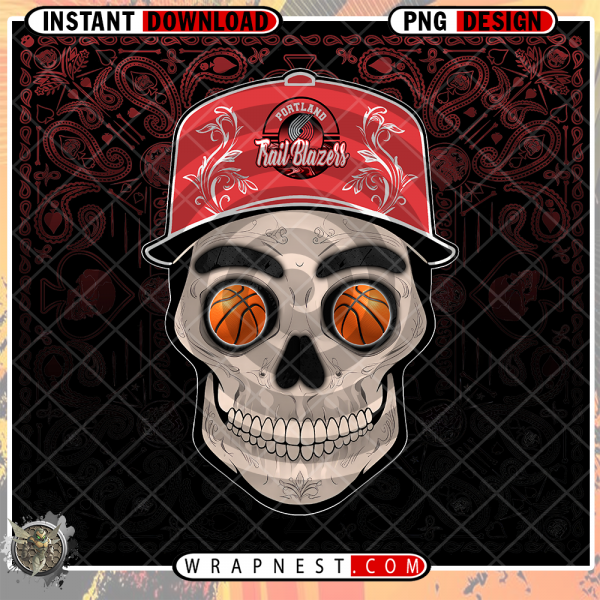 TRAIL BLAZERS SKULL HANDKERCHIEF WRAP