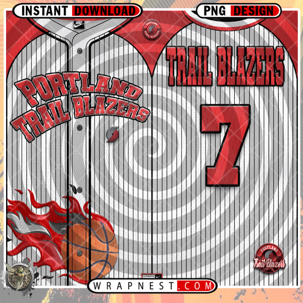 TRAIL BLAZERS TEAM BUTTON-UP WRAP