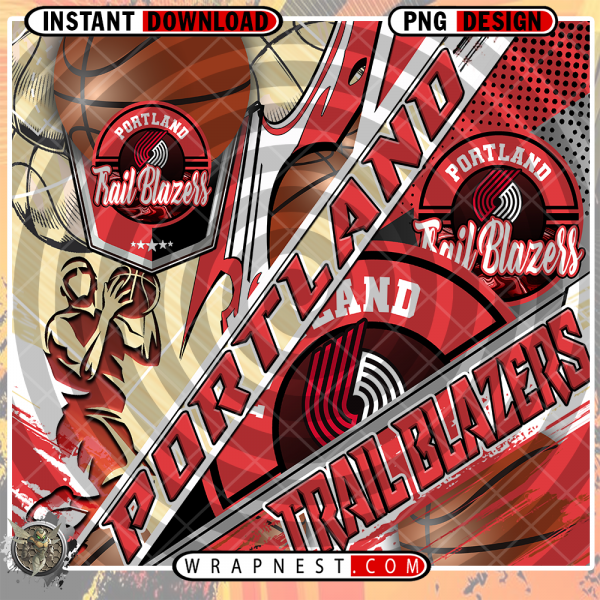TRAIL BLAZERS SILHOUETTE WRAP