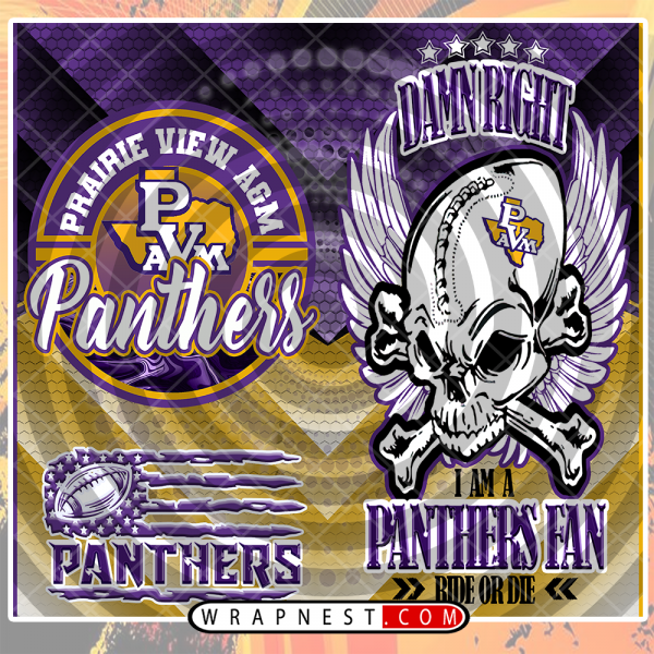 PRAIRIE VIEW A&M SKULL WRAP
